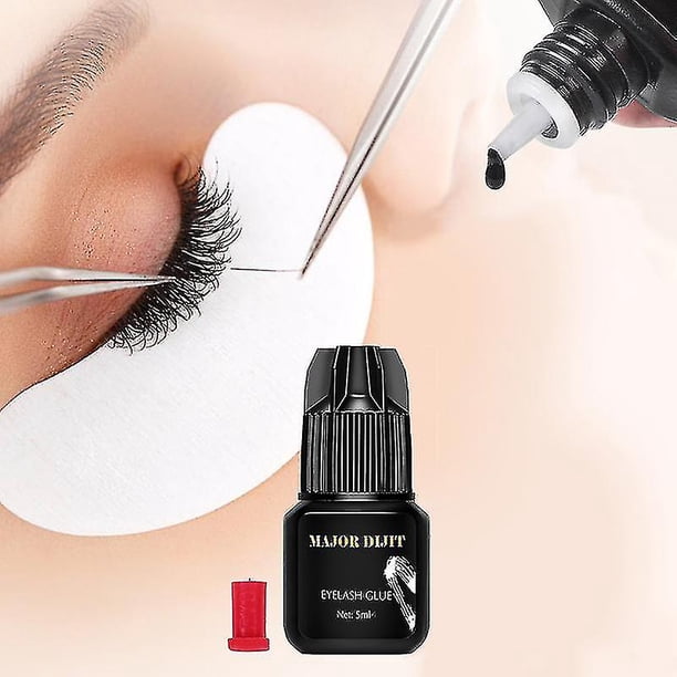 Pegamento para extensiones de pestañas de 5 ml Adhesivo de secado rápido Pegamento para pestañas Herramientas de maquillaje_a
