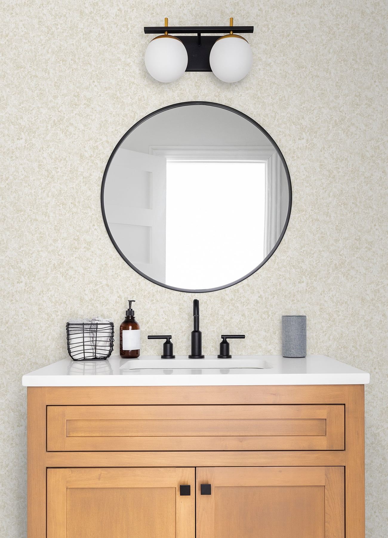 Advantage Hepworth Off White Texture Wallpaper