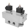 thumbnail image 2 of Electroválvula de aire de doble bobina, control electrónico, 3 posiciones, 5 vías, G1 pulg., 0,15-0,8 MPa, K35D2H-25DC24V, 2 of 14