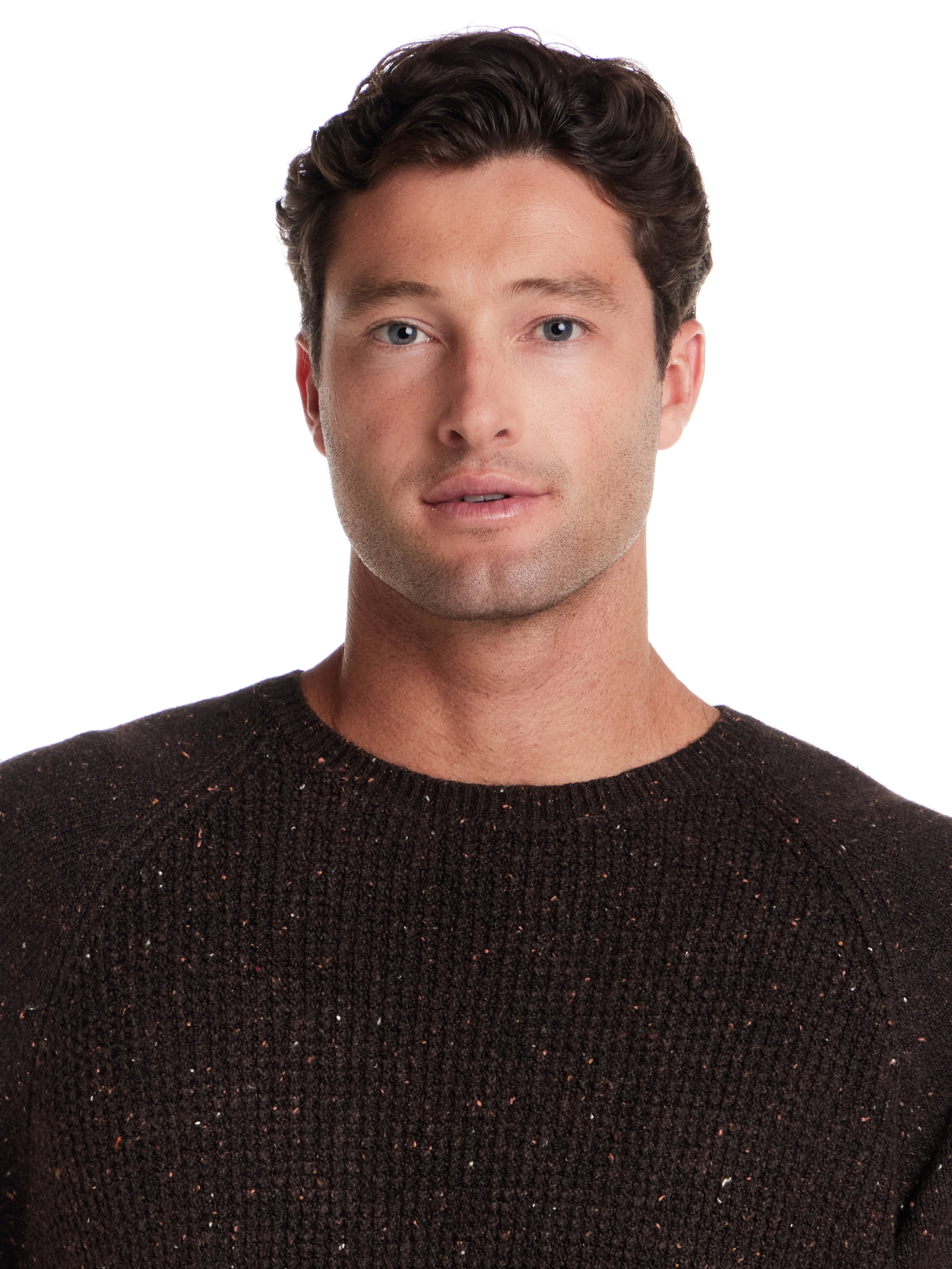 Frontier Threads Men's Donegal Crew Neck Sweater