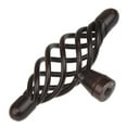 thumbnail image 2 of GlideRite 3 in. Classic Oval Birdcage Cabinet Knob, Rustic Bronze, 2 of 5