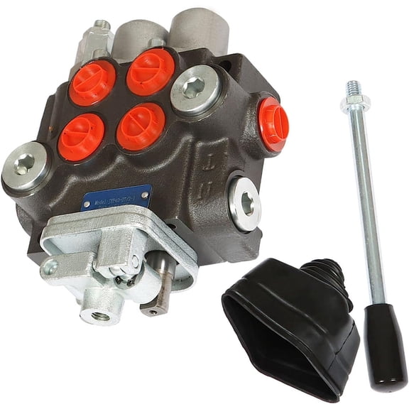 ALL-CARB Hydraulic Valve Hydraulic Directional Control Valve Double Acting Valve 2 Spool 11 GPM 3600 PSI SAE Ports for Small Tractors Tractors Loaders Log Splitters