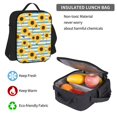 thumbnail image 5 of Pofeuu Blue White Striped Sunflower A Print Backpack Travel Backpacks With Lunch Bag Pencil Bag Set 3 pcs Set Cartoon Backpack, 5 of 7