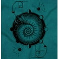 thumbnail image 2 of Nautilus Shell Symbolic Spiritual Men's Graphic T Shirt Tees Brisco Brands M, 2 of 6