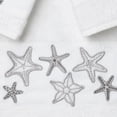 thumbnail image 4 of Authentic Hotel and Spa  Turkish Cotton Starfish Embroidered 3 piece Towel Set Cream, 4 of 5