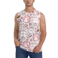 thumbnail image 1 of Balery Cute Rabbit Camisetas sin mangas para hombre, absorbe la humedad y protege contra el mal olor.-X-Large, 1 of 7