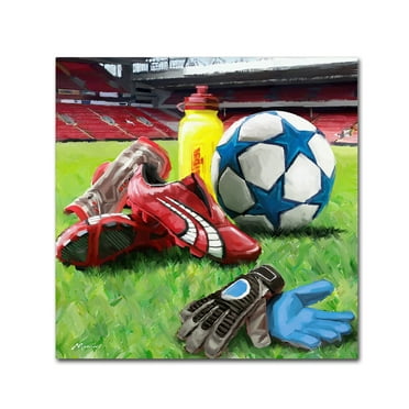 Trademark Fine Art 'Football IV' Canvas Art by The Macneil Studio