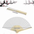 thumbnail image 2 of Pack Of 15 Paper Fans, Wedding Hand Fans, Bamboo Pocket Fans, 2 of 5