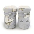 thumbnail image 5 of 0-18M Baby Boys Girls Winter Warm Boots Newborns Non-Slip Cartoon Printed Crib Shoes, 5 of 8