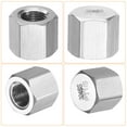 thumbnail image 4 of 4 Pack Hex End Cap, 304 Stainless Steel PT 1/8" Female Pipe Fitting with Washer, 4 of 7