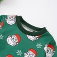 thumbnail image 7 of Staki Toddler Baby Christmas Outfit Infant Boy Xmas Bodysuit Holiday Gifts Newborn Santa Sweater Bodysuit(Green,6-12 Months), 7 of 7