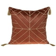 thumbnail image 4 of Parkland Collection Zella Transitional Charcoal Throw Pillow, 4 of 6