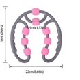 thumbnail image 3 of Muscle Massage Roller, 8 Wheels Portable Massager Muscle Roller, 360 Cellulite Massage,Blue, 3 of 5