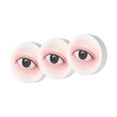 thumbnail image 3 of 3 esponjas para pestañas para practicar, kit de maquillaje cosmético para principiantes. marrón y negro, 3 of 9