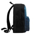 thumbnail image 4 of Lsque Ocean Dolphin Fish School Pattern Adult Backpack – Durable & Lightweight PU Canvas Storage Bag , 15” Laptop Compartment, and Multiple Pockets, 4 of 7