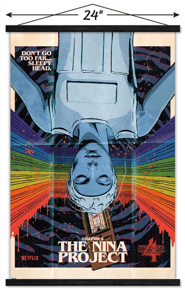 Netflix Stranger Things: Season 4 - The Nina Project Wall Poster with Magnetic Frame, 22.375" x 34"