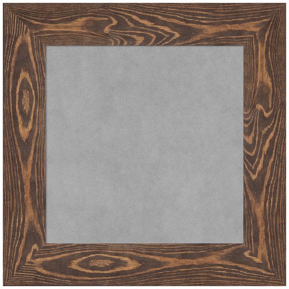 Amanti Art Bridge Brown Framed Magnetic Board 22 x 22 in.