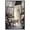 Black Frame, variant on Elegant Flower Storefront Framed High-Gloss Acrylic Glass Wall Art Fashion Designer by Art Remedy, Black Frame, 24 x 36