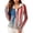Blue, variant on 250th Anniversary Patriotic Hoodie for Women - Vintage American Flag Sun Protection Jacket with Pockets, Full Zip Up Long Sleeve Athletic Cover Up for Independence Day Wine M