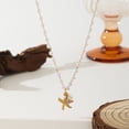 thumbnail image 2 of Faty-T Charm Necklace for Women 14K Gold Plated Shell Cowgirl Boot Horseshoe Bow Heart Pendant Necklace Beach Western Jewelry, 2 of 40