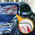 thumbnail image 4 of Iauyy Foldable Windshield Sun Shade for Cars, Interior Sun Protection for car UV Protection for Sedan/SUV/Truck, (S/M/L) Playful and Romantic, 4 of 8