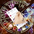 thumbnail image 4 of TIMIFIS A Ores Gemstones Astrology Set Natural Crystal Twelve Constellations Cloth Bag Set Home Decor, 4 of 4