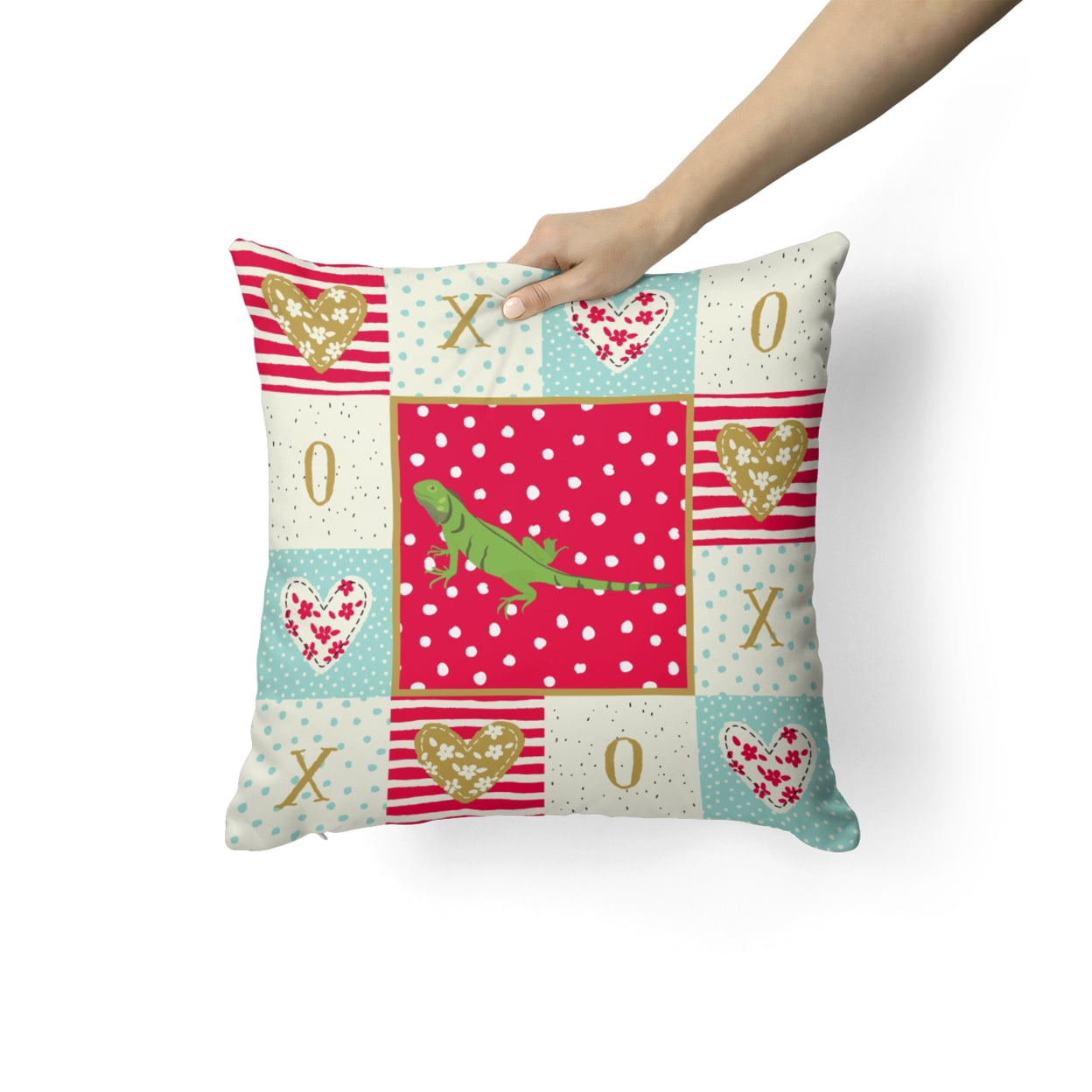 Iguana Fabric Decorative Pillow