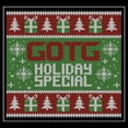 thumbnail image 2 of Women's Guardians of the Galaxy Holiday Special Christmas Sweater Square  Graphic Tee Black Large, 2 of 4