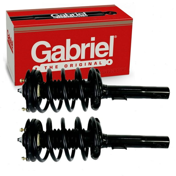 2 pc Gabriel G56937 ReadyMount Suspension Strut & Coil Springs for Assembly Shock Shocks Struts Fits select: 1996-2007 FORD TAURUS, 1996-2005 MERCURY SABLE