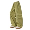 thumbnail image 4 of Mifsaly Boys Quick Dry Parachute Pants Kids Wide Leg Baggy Track Pant Lightweight Quick Dry Casual Outdoor Athletic Sportswear with Pockets, 4 of 7