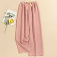 thumbnail image 2 of Women's Casual Fashion Sleep Pants Striped Loungewear Pants Wearable As Outerwear High-Waisted Pants for Comfortable and Stylish Home and Outdoor Wear,Red,One Size, 2 of 4