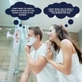 thumbnail image 7 of MIRRORVANA Fogless Shower Mirror with 360° Suction Cup - Anti Fog & Mist Free Shatterproof Shaving Mirror for Bathroom - 16cm x 16cm (Pure White), 7 of 7