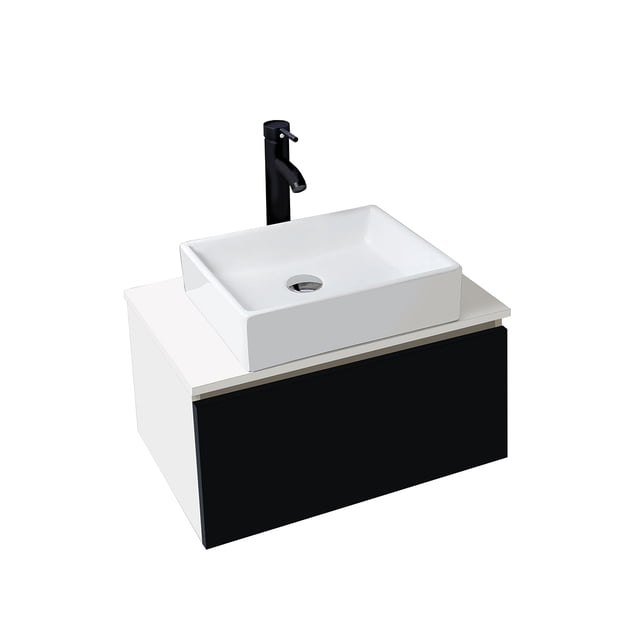 Esatto Mueble moderno flotante para baño con luz Antara