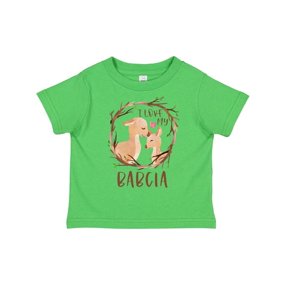 Inktastic I Love My Babcia Boys or Girls Toddler T-Shirt
