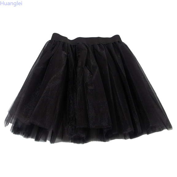 Huanglei Girls' Pommel Skirt Three Lined With Skirt Ballet Dance Skirt Tutu Skirt Tops Girl Dress One Size