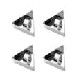 thumbnail image 1 of Molde de 4 piezas para tartas, molde antiadherente de acero inoxidable para Mousse, herramienta de cocina para hornear, accesorio de Gadget de Herramientas y accesorios para hornear Triangular NO5 Matsuzay  HA084632-06, 1 of 6