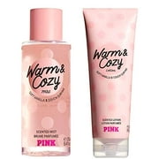 Victoria Secret Pink Warm and Cozy Scented Mist and Lotion Set (2PC) - 8.4 fl oz & 8 fl oz