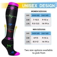 thumbnail image 6 of 6 Pairs Copper Compression Socks for Women & Men Circulation 15-20 mmhg - Better Blood Flow, Swelling, Best Support for Medical, Running, Nursing, 6 of 7