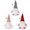 Mixed Color, variant on Christmas Decorations with LED Light, 3 Pack Handmade Swedish Tomte , Lighted Scandinavian Santa Elf Plush Table Ornaments, Xmas Holiday Winter Party Home Decor Gift