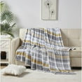 thumbnail image 3 of Plazatex Brea Printed Luxurious Ultra Soft Lightweight Bed Blanket 90" x 90" Multicolor, 3 of 3