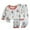 White 06, variant on ZACPNCV Toddler Baby Girls Pajamas Cotton Cute Long Sleeve Tee Top and Pants Loungewear PJS Clothes Set White 3-4 Years