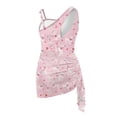 thumbnail image 5 of Tutolipy Adjustable Shoulder Straps Girls One Piece Swimsuits, Mesh Fabric Adjustable Strap Girls' One Piece Swimsuit with Cover Up for Bathing 17-18 Years Old, 5 of 10