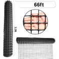 thumbnail image 2 of Dog Fence Outdoor .xft Heavy Duty Snow Fencing Temporary Poll Plastic Fences Reusable for Construction Dogs Garden Deers Rabbits Poultry, 2 of 8
