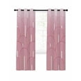 thumbnail image 7 of Red Ombre Blackout Curtains for Bedroom/Living Room, Farmhouse Stripes Modern Abstract Art Thermal Insulated Kitchen Drapes with Grommets, Light Blocking Window Treatment, 2 Panels 42" x 84", 7 of 7