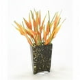 thumbnail image 1 of Distinctive Designs International 15739 Orange Heliconias in Leopard-Spotted Glass Vase, 1 of 1