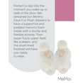 thumbnail image 7 of Women's MeMoi MZP05445 Beverly Faux Fur Open Toe Plush Slipper (Ivory S), 7 of 7