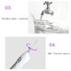 thumbnail image 5 of Soidarity Water Flosser 220ml Irrigador bucal portátil Limpiador de impermeable recargable con 5 puntas de chorro para el hogar y los cuidado de los oídos Blanco Soidarity CE003046-01, 5 of 8