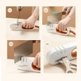 thumbnail image 3 of Portable Whetstone Kitchen Handheld Sharpener Reusable Cooking Accessories Professional Sharpening Stone BBQ Restaurant Grindstone Supplies White, 3 of 9