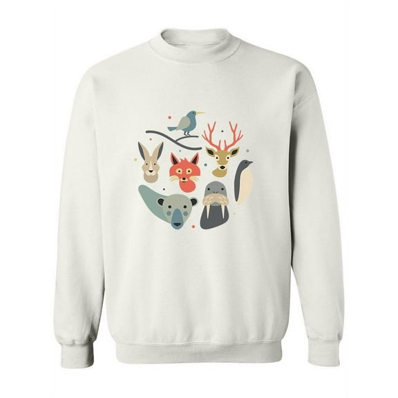 North Animals Design Sweatshirt Women -Image by Shutterstock, Female Small