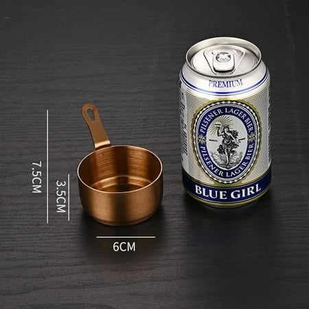 

LIKEM 304 stainless steel sauce milk cup pan mini sauce pan non-stick small pan